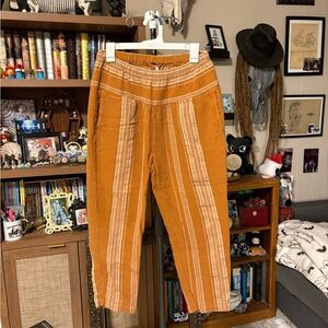 Free People Orange Trousers